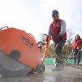 FS10 HIRE 800MM FLOOR SAW ELECTRIC CUTS 330MM - 12.99"
