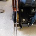 HIRE 350MM FLOOR SAW ELECTRIC TWIN BLADE FITTED CUTS 20MM WIDE 140MM DEEP