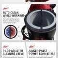 S37 HIRE LARGE DUST CONTROL UNIT 110V 32AMP AUTOSHAKE LONGOPAC WASTE