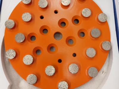 DIAMOND GRINDING PLATE 20 SEGMENT BUTTON HEAD