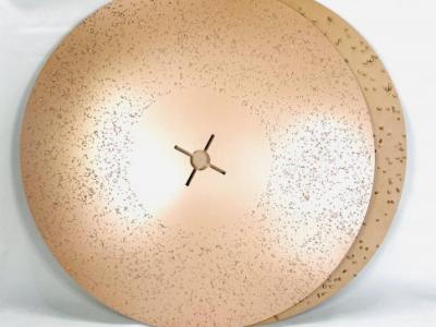 17" DOUBLE SIDED COPPER GRINDING DISCS FOR STR MACHINE